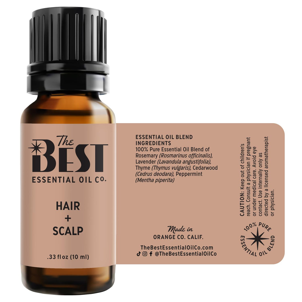 The Best Hair + Scalp Essential Oil Blend- Premium Grade- 100% Pure & Natural for Aromatherapy The Best Essential Oil CoBuy Supplements Australia