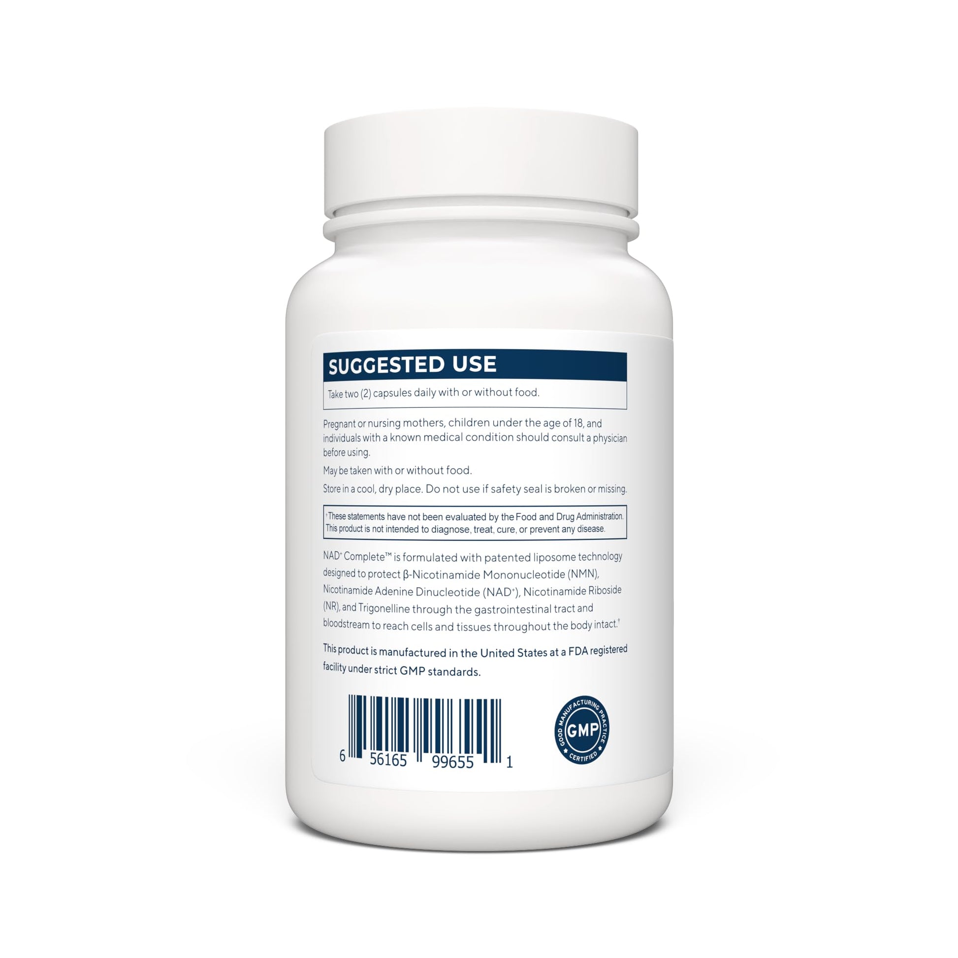 RENUE by SCIENCE NAD+ Complete | 120 Liposomal NAD Supplement Capsules with NMN, NR & Trigonelline - 210mg NMN & 160mg NAD per Serving | Bioavailable Formula for Increased Absorption | Made in the USA Renue By ScienceBuy Supplements Australia