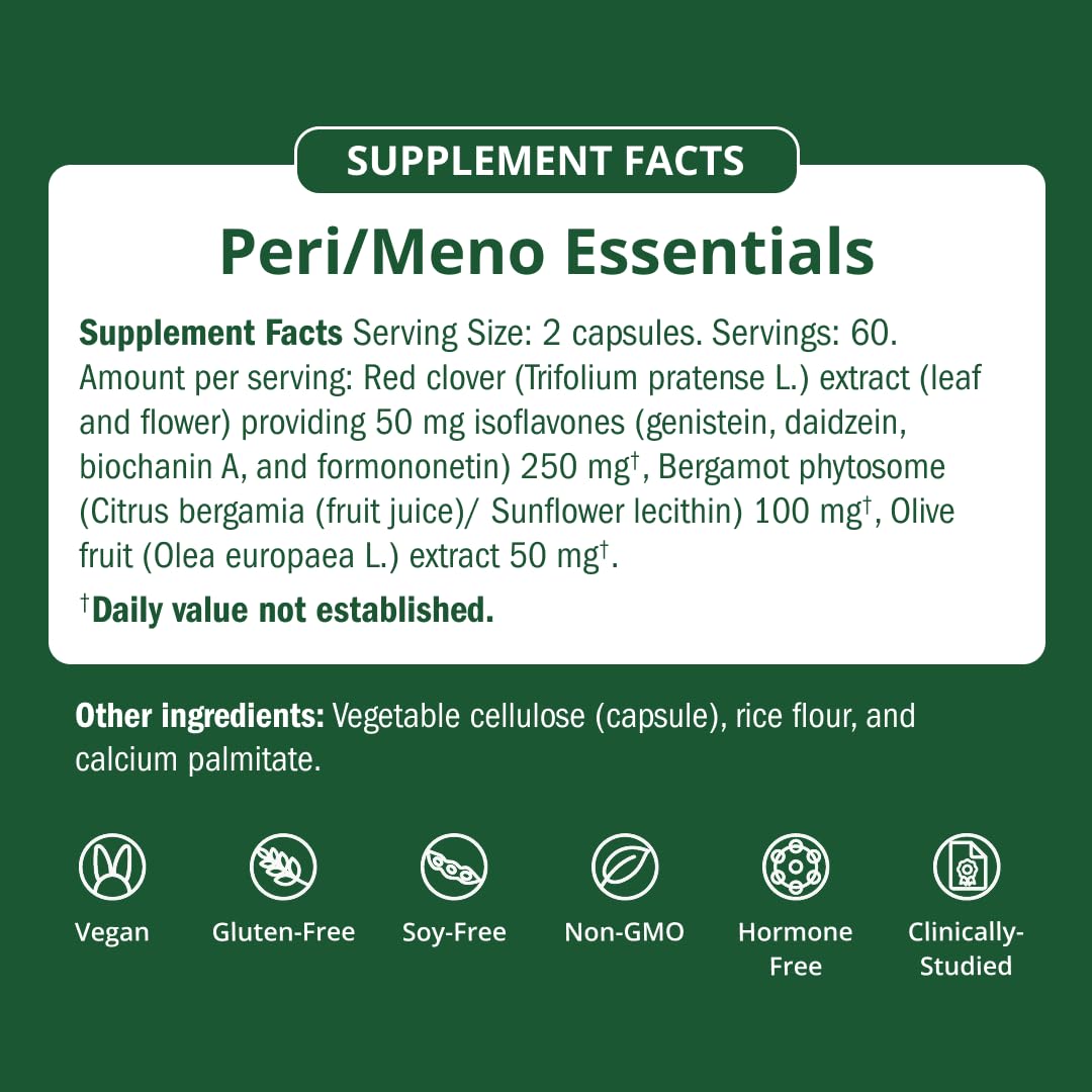 Semaine Peri/Menopause Essentials, 60 Ct. - Fuller Hair, No More Hot Flashes, Hormone Balance, Better Sleep & More - Clinically-Studied, Non-Hormonal Formula SemaineBuy Supplements Australia