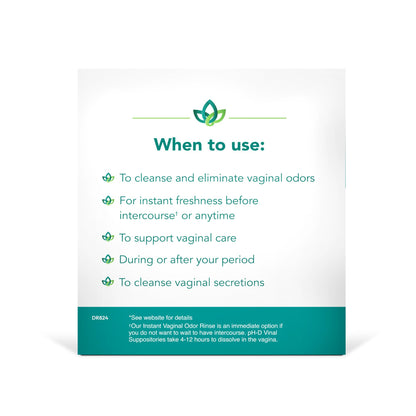 pH-D Feminine Health Support - Instant Odor Rinse with Boric Acid for Vaginal Odor - Vegan, Paraben-Free, Cruelty-Free, 6 Fl Oz Total, (3 Fl Oz, Pack of 2) pH-D Feminine Health SupportBuy Supplements Australia
