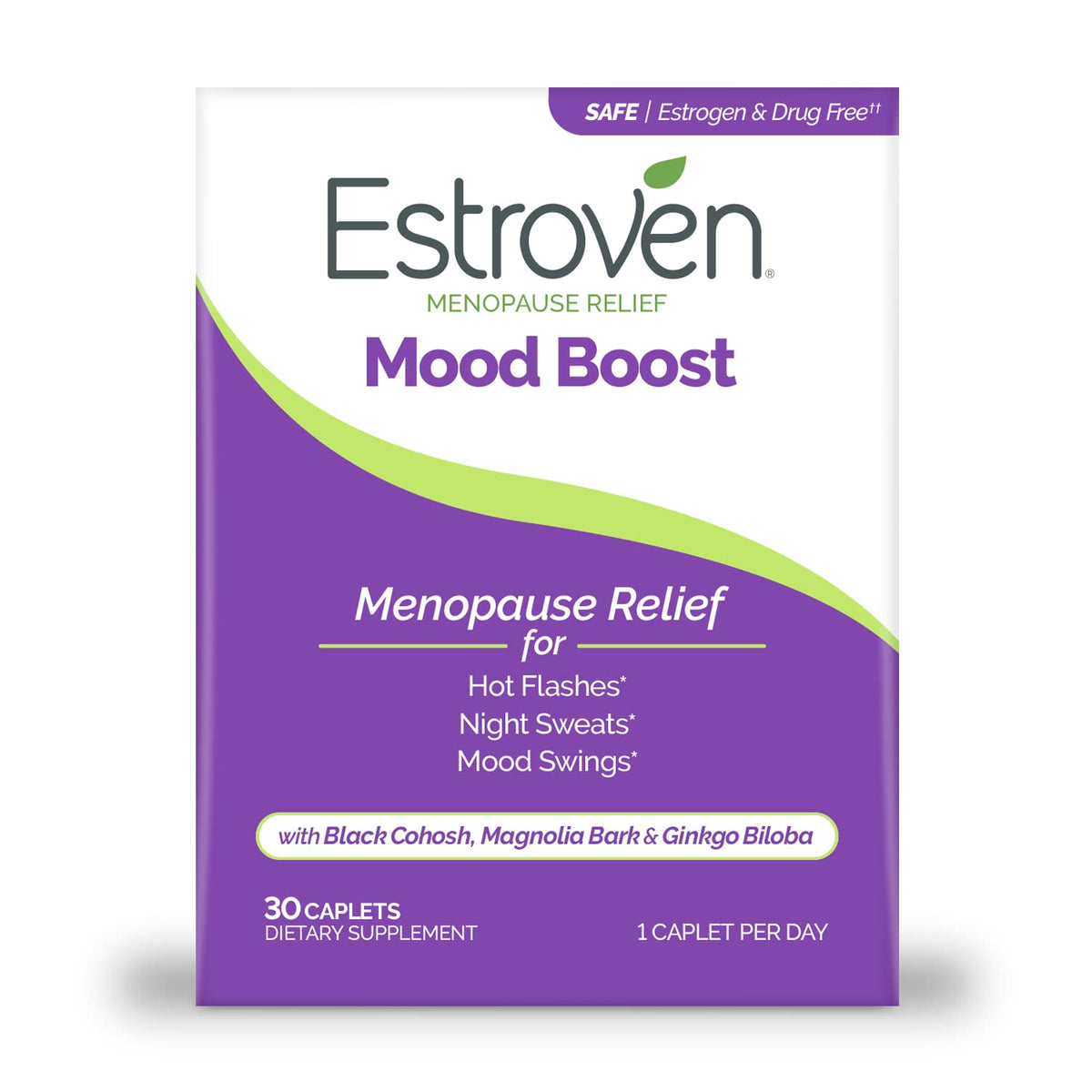 Estroven Mood Boost for Menopause Relief, Helps Reduce Hot Flashes & Night Sweats, Helps Manage Mood Swings, 30 Count EstrovenBuy Supplements Australia