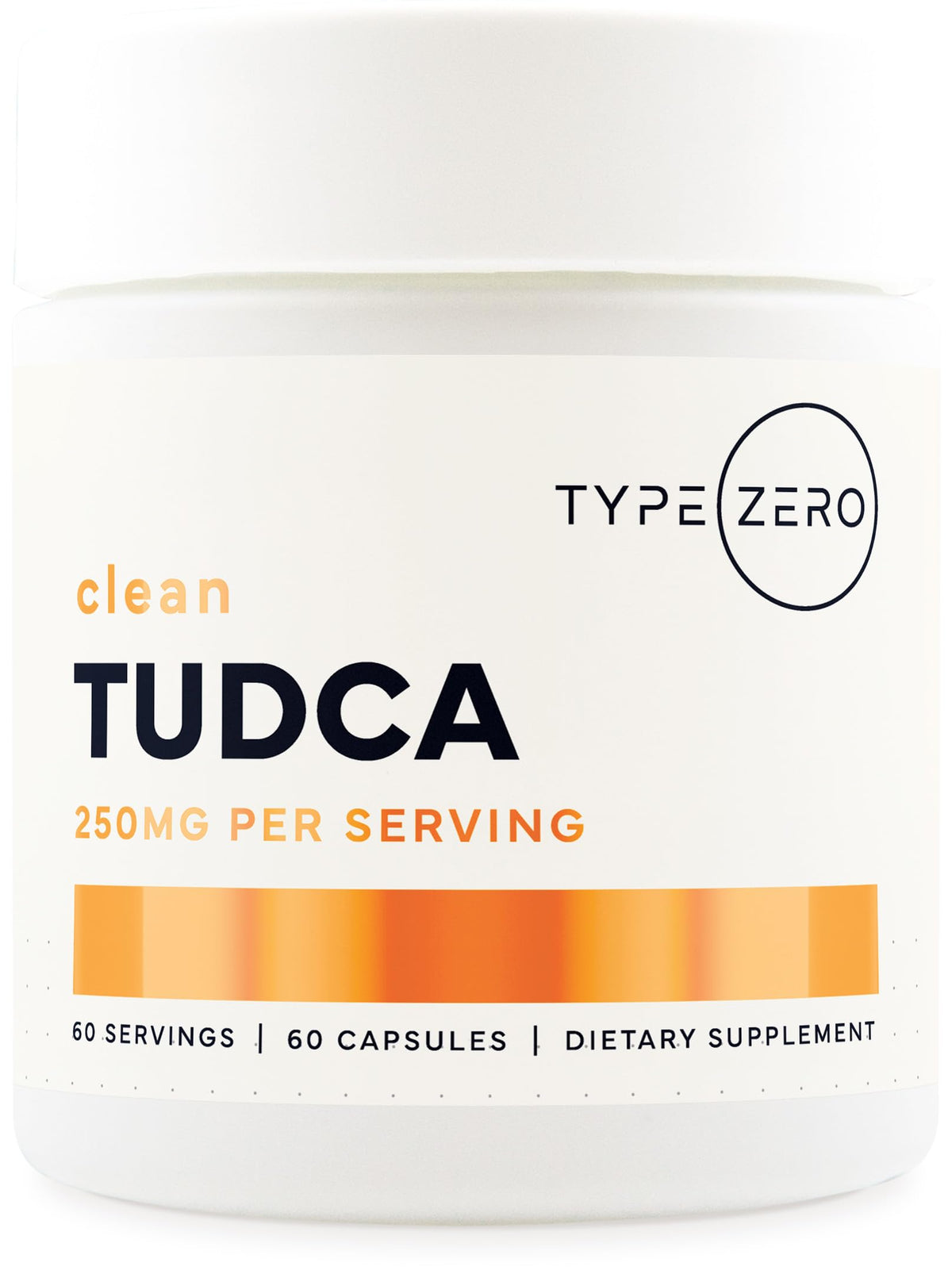 Type Zero Clean TUDCA Capsules 250mg - Pure Tauroursodeoxycholic Acid Supplement - Bile Salt Derivative - 60 Capsules, 60 Servings Type ZeroBuy Supplements Australia