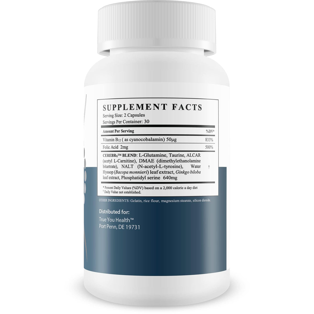 Advanced Memory Formula - by True You Health - Our Best Memory & Brain Formula - Formulated with Ginkgo Biloba and Other Premium Ingredients for Cognitive Performance, Focus, and Clarity True You HealthBuy Supplements Australia