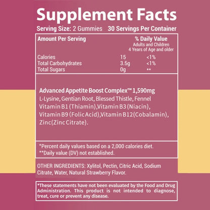 Holistic MD Gainer Gummies for Women Men Elderly and Kids | Clinically Studied Ingredients | 10 in 1 with L-Lysine Gentian Root Vitamin B | Holistic MD