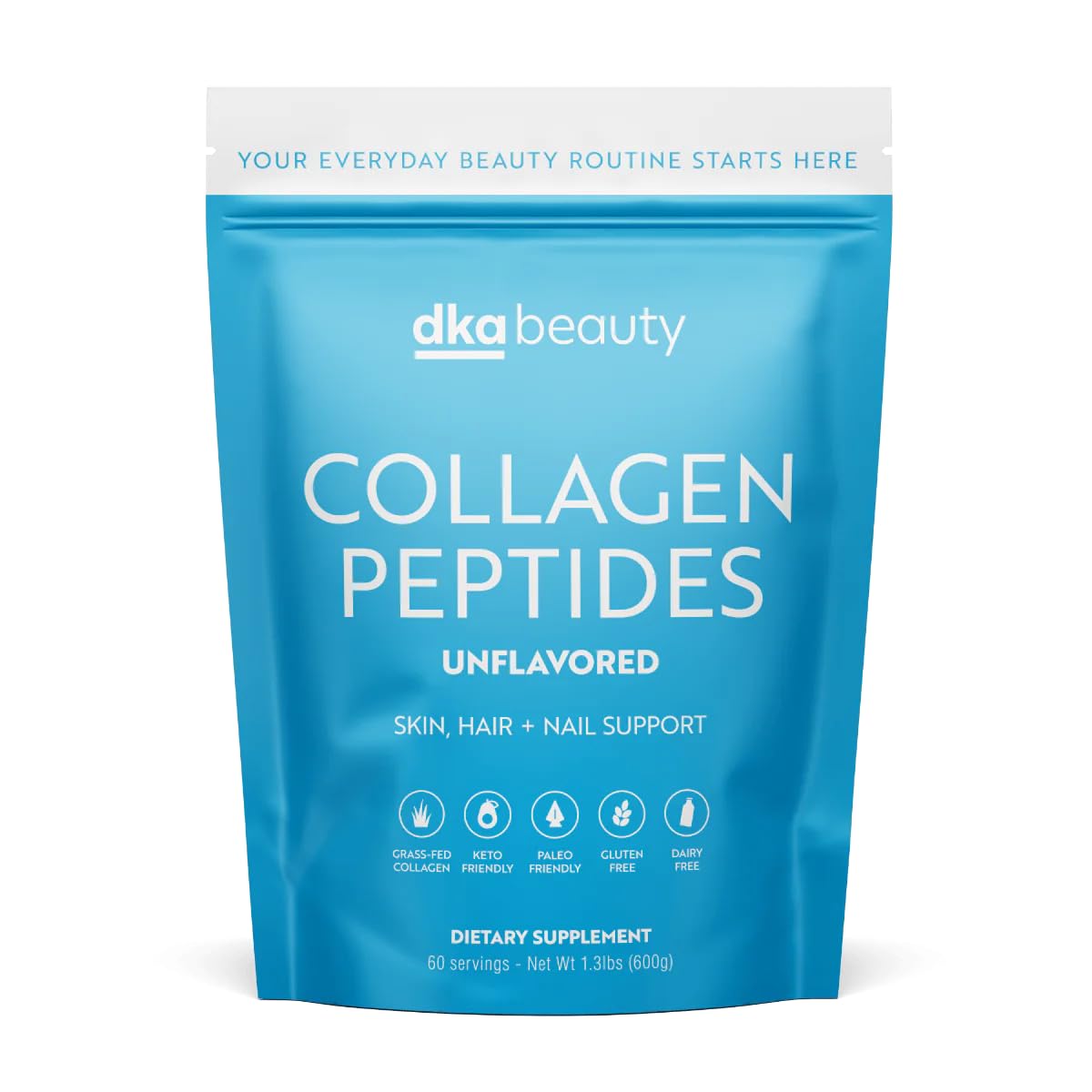 Dr. Kellyann Unflavored Collagen Peptides Powder (60 Servings) – Grass-Fed, Keto & Paleo-Friendly, Non-GMO, Gluten-Free, 1 Pack Dr. Kellyann buy supplements Au