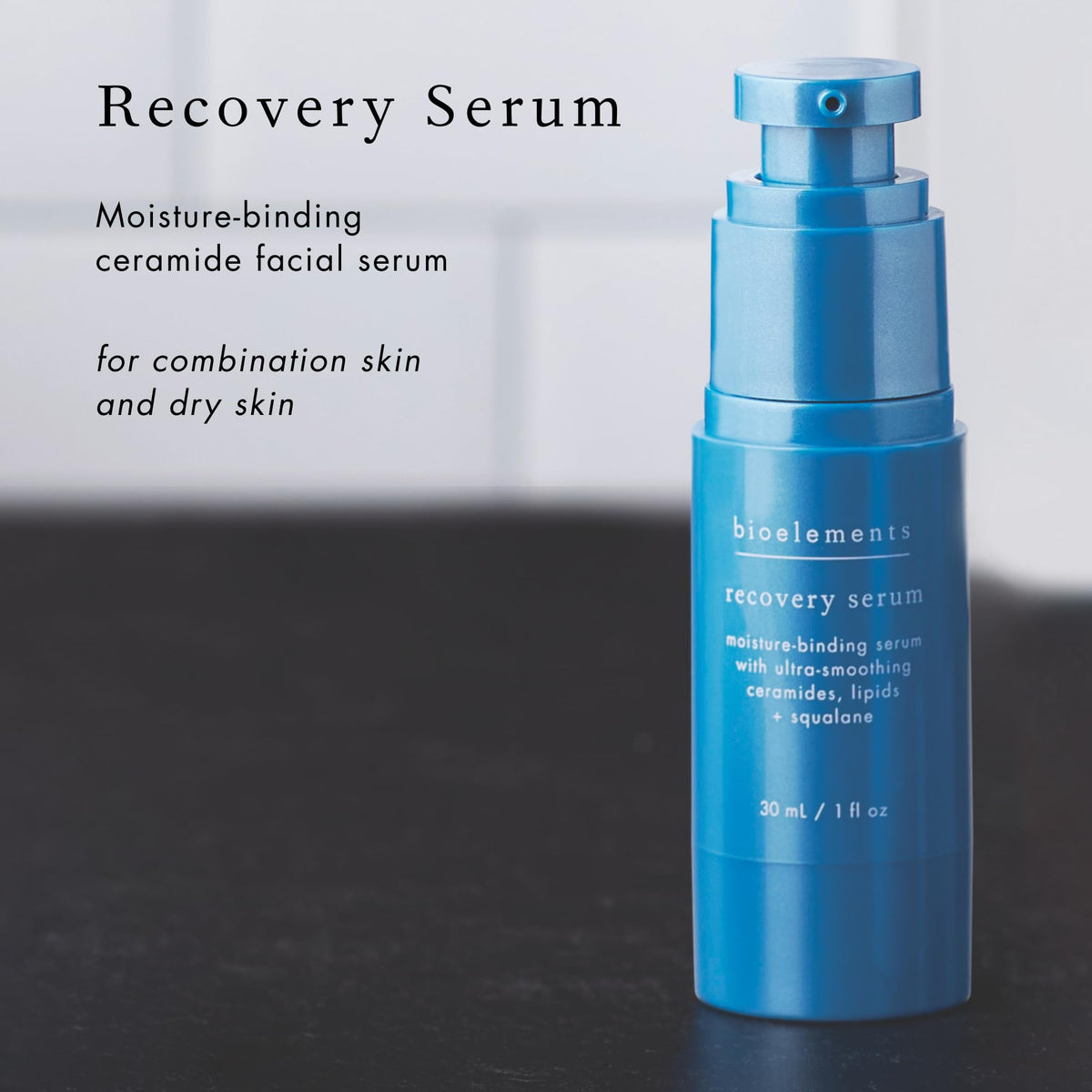 Bioelements Recovery Serum - 1 fl oz - Moisture-Binding Ceramide Facial Serum - For Dry & Combination Skin Types - Vegan, Gluten Free - Never Tested on Animals Bioelements buy supplements Au