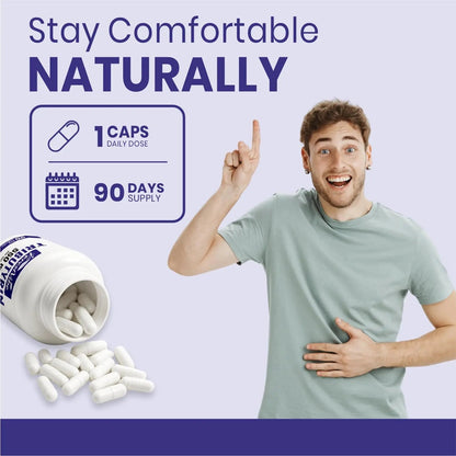 ForestVibe Tributyrin Supplement 550mg, Advanced Butyrate Form for Gut Health, 60% Standardized, More Effective Delivery Than Sodium Butyrate, 90 Capsules, Non-GMO & Gluten Free Postbiotic Supplement ForestVibeBuy Supplements Australia