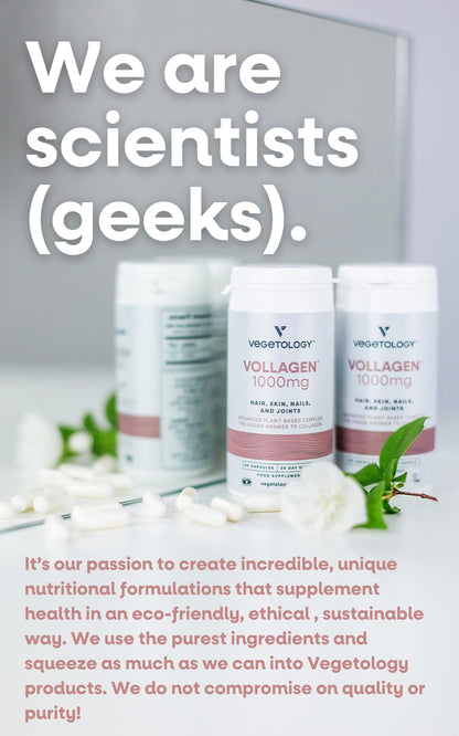 Vegetology Vollagen® Plant Based Complex – Plant Based Protein Alternative to Collagen VEGETOLOGYBuy Supplements Australia