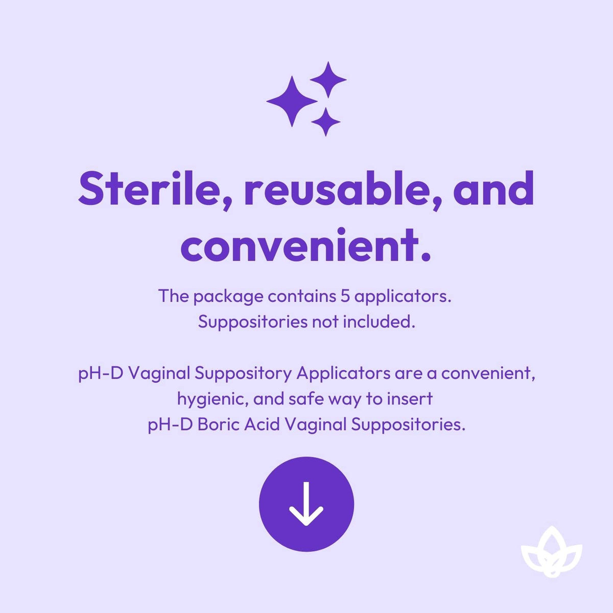 pH-D Feminine Health - Vaginal Suppository Applicators, Ideal for Boric Acid Suppositories, Reusable, Fits Most Vaginal Suppositories, Made in The USA - 5 Count… pH-D Feminine Health SupportBuy Supplements Australia