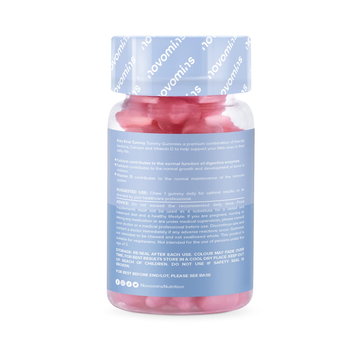 Kids Probiotic Gummies – Probiotics for Children – Kids Kind Tummy Gummies novominsBuy Supplements Australia