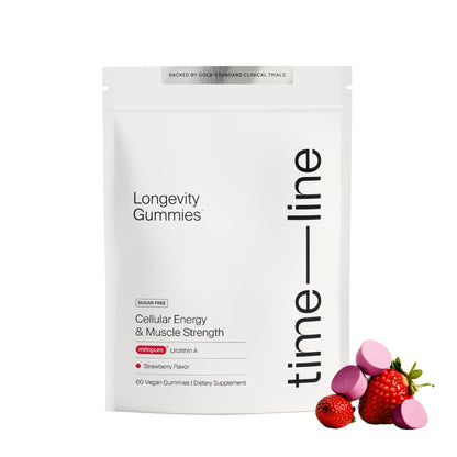 Timeline Mitopure Urolithin A Supplement Gummies - Clinically Proven Support for Healthy Aging Cellular Energy Muscle Strength and Longevity Timeline buy supplements Au