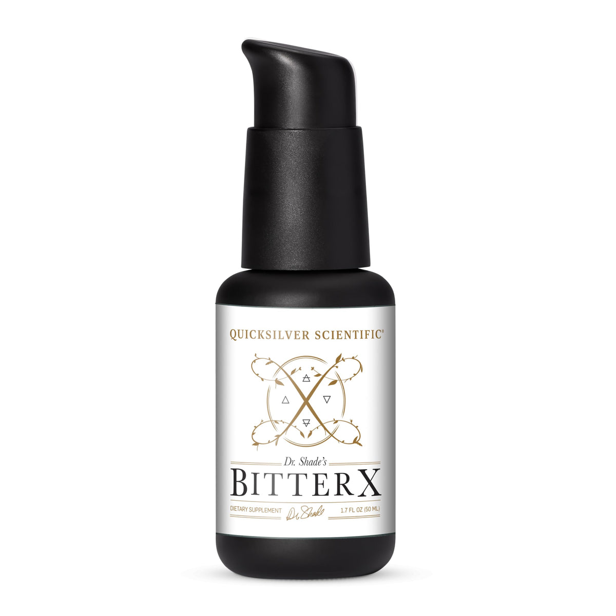 Quicksilver Scientific Dr. Shade's BitterX - Highly Concentrated Bitters for Digestion - Fast Acting Digestive Support & Liver Supplement with Dandelion Root, Gentian Root, Solidago & Myrrh (50ml) Quicksilver ScientificBuy Supplements Australia
