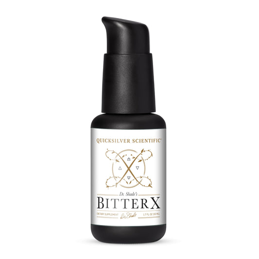 Quicksilver Scientific Dr. Shade's BitterX - Highly Concentrated Bitters for Digestion - Fast Acting Digestive Support & Liver Supplement with Dandelion Root, Gentian Root, Solidago & Myrrh (50ml) Quicksilver ScientificBuy Supplements Australia