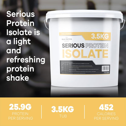 The Bulk Protein Company, Serious Protein Isolate – 3.5kg – Whey Protein Iso The Bulk Protein CompanyBuy Supplements Australia