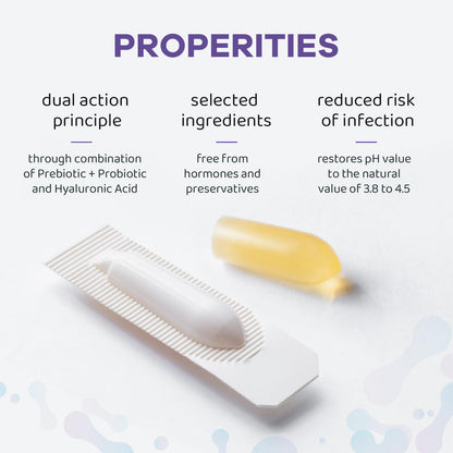 Vaginal Probiotic Suppositories, Prebiotic Infused with Hyaluronic Acid, Tea Tree, and Vitamin C&E VagiriaBuy Supplements Australia