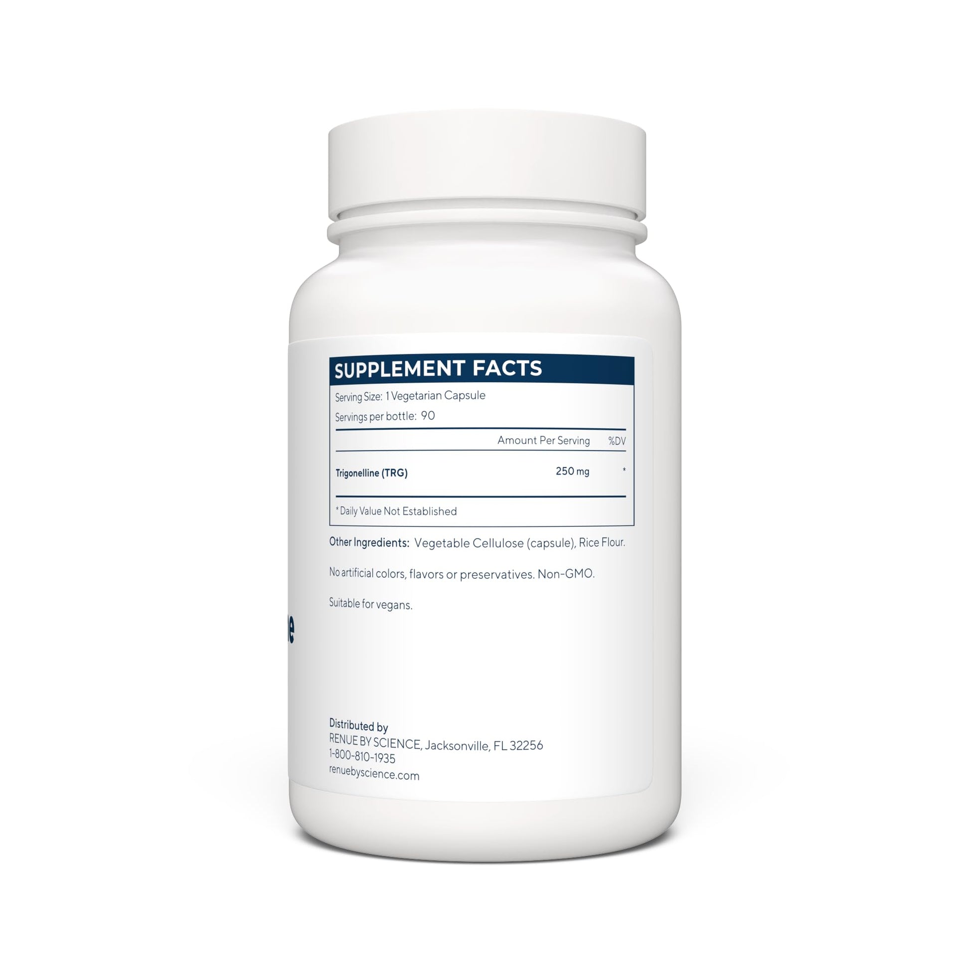 Renue By Science Trigonelline | High Strength Trigonelline TRG Methylated Niacin - 250mg Trigonilline Supplement Capsules | Non-GMO | Made in The USA & Third-Party Tested Renue By ScienceBuy Supplements Australia