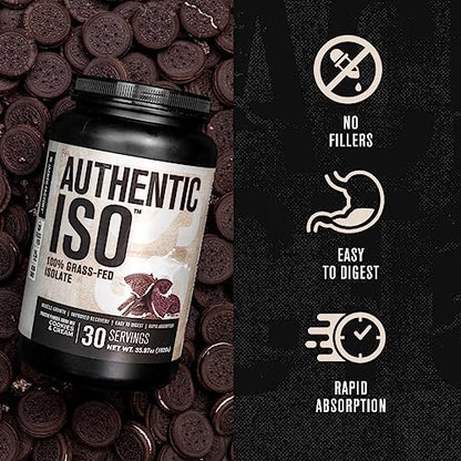Jacked Factory Authentic ISO Grass Fed Whey Protein Isolate Powder - Low Carb Jacked FactoryBuy Supplements Australia