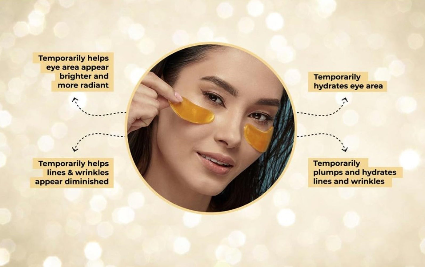 Dr. Tree 24kt Gold Collagen Hydrogel Eye Patches, with Niacinamide and Hyaluronic Acid – Hydrating Under Eye Patches For Dark Circles, Fine Lines & Puffiness - 117g / 4.12 oz (90 Pads) Dr. Tree buy supplements Au