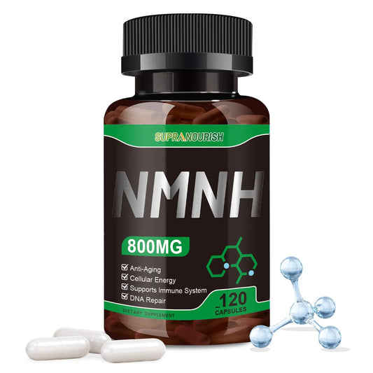 SUPRANOURISH Pure NMNH Supplement 120 Capsules - 800mg High-Purity NMNH Supplements, NAD Supplement for Boost NAD+ for Anti-Aging & Cellular Energy SUPRANOURISHBuy Supplements Australia