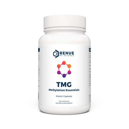 Renue By Science TMG | High Strength TMG Supplements | 120 Trimethylglycine Capsules - 900mg TMG per Serving with Vitamin B12 Vitamin B6 Folate & Zinc | Made in The USA & Third-Party Tested Renue By ScienceBuy Supplements Australia