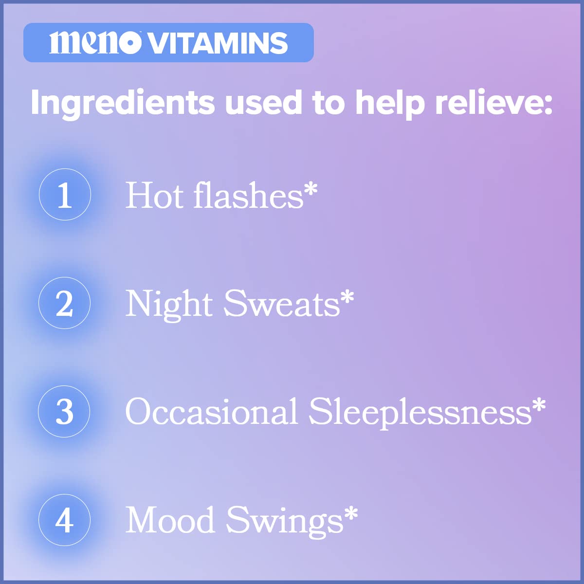 MENO Gummies for Menopause, 30 Servings (Pack of 1) - Hormone-Free Menopause O PositivBuy Supplements Australia