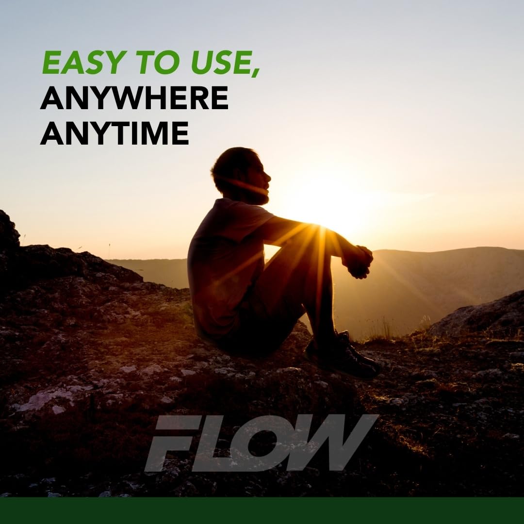 Flow Pouches Mushroom Nootropic Pouches - 600mg Organic Mushroom Energy Ultra Pouches with Lion's Mane, Reishi, Cordyceps for Focus & Clean Energy - Zero Caffeine or Sugar (5 Can Pack, Sour Apple) Flow Pouches buy supplements Au