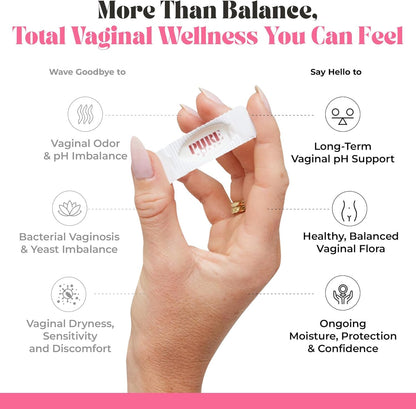 PURE WOMAN - pH-ighter Vaginal Boric Acid Suppositories for Women - Hyaluronic Acid - 4 in 1 Vaginal Suppositories for Discomfort, Dryness, Odor & pH Balance- Full Vaginal Health Care - 7pk PURE WOMANBuy Supplements Australia