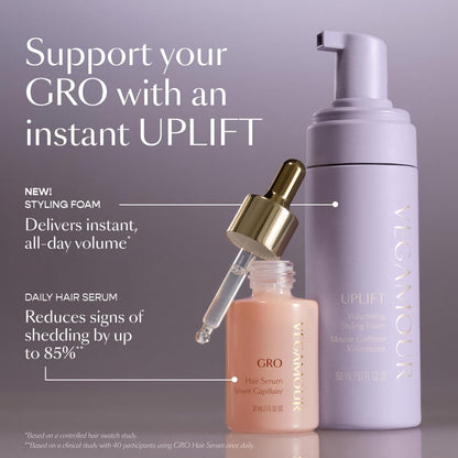 Uplift Volume Trio Kit with Shampoo, Conditioner, & Styling Foam for Volumizing & Fuller Looking Hair VEGAMOURBuy Supplements Australia