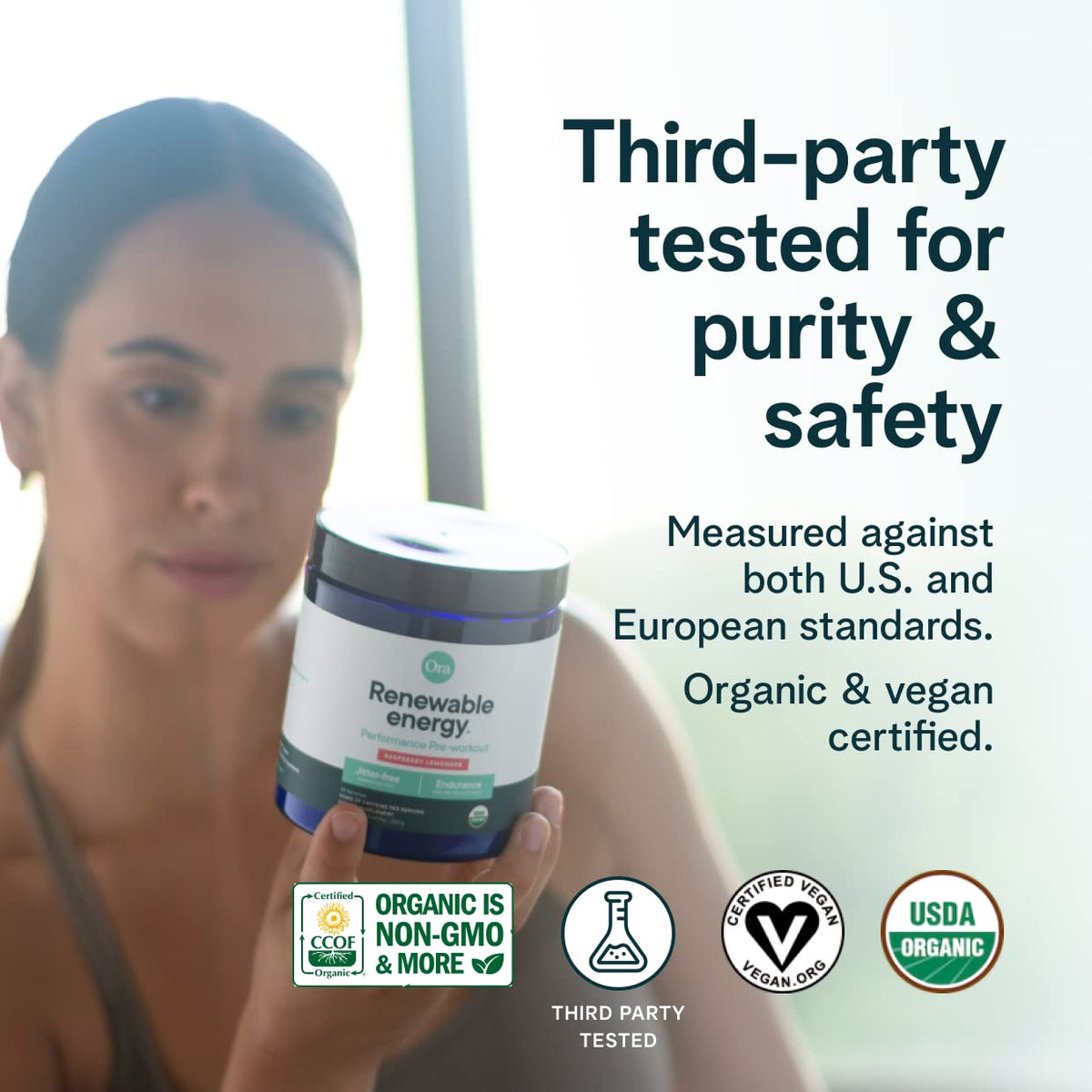 Ora Organic Natural Pre Workout Powder - Raspberry Lemonade Flavor- Provides Jitter Free Energy, Focus, Hydration, & Endurance - Vegan, Certified Organic, Soy, Dairy, & Gluten Free, 20 Servings Ora OrganicBuy Supplements Australia