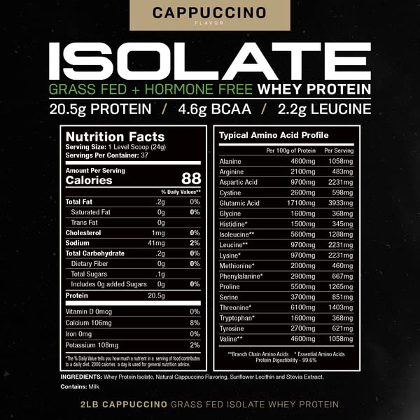 Muscle Feast Grass-Fed Whey Protein Isolate, All Natural Hormone Free Pasture Raised Muscle FeastBuy Supplements Australia