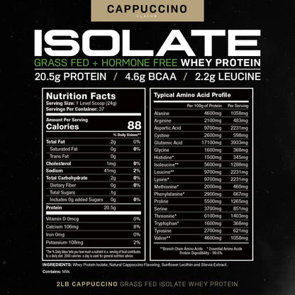 Muscle Feast Grass-Fed Whey Protein Isolate, All Natural Hormone Free Pasture Raised Muscle FeastBuy Supplements Australia