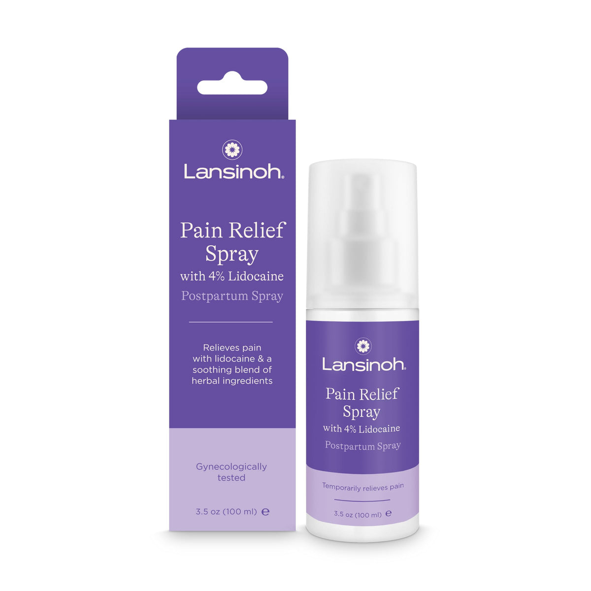 Lansinoh 4% Lidocaine Perineal Spray, Pain Relief for Postpartum Care, 3.5 Ounces LansinohBuy Supplements Australia