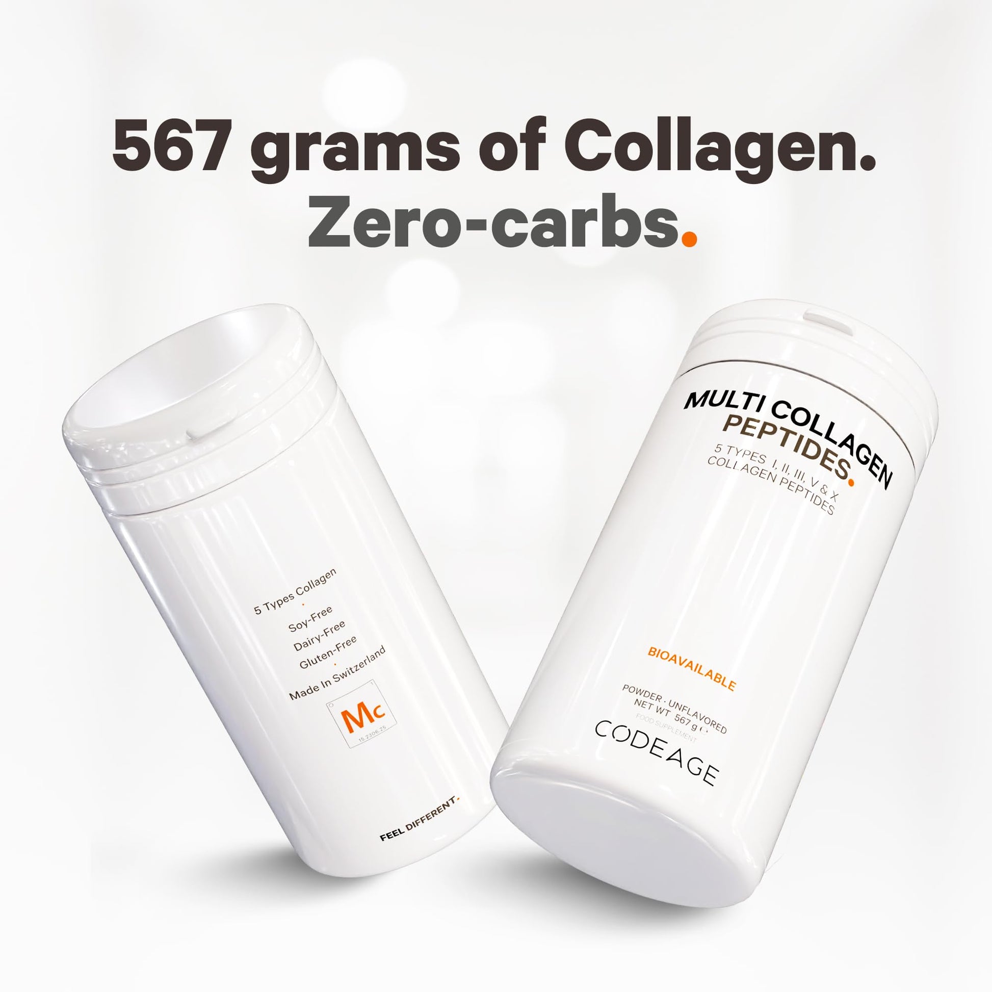 Codeage Multi Collagen Protein Powder Peptides, 2-Month Supply, Hydrolyzed, Type I, II, III, V, X Grass Fed CodeageBuy Supplements Australia