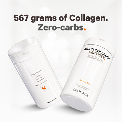 Codeage Multi Collagen Protein Powder Peptides, 2-Month Supply, Hydrolyzed, Type I, II, III, V, X Grass Fed CodeageBuy Supplements Australia