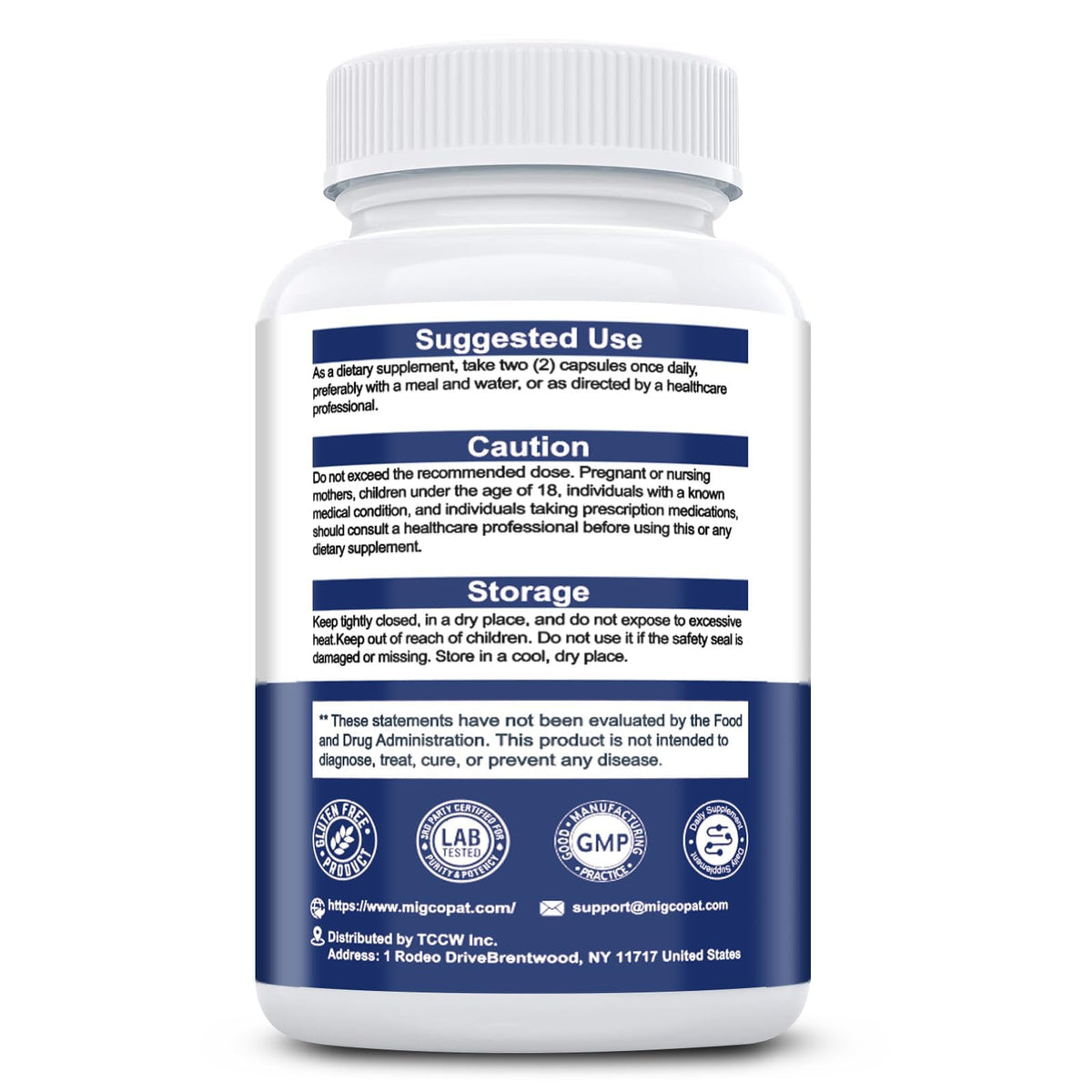 Brain Supplements for Memory and Focus | Nootropic with Bacopa Monnieri, Lion's Mane, Alpha GPC, Ginkgo Biloba | Mental Clarity & Cognitive Support | Vitamin B6 & B12 Neuro Health - Non-GMO, 120 Caps MigcopatBuy Supplements Australia