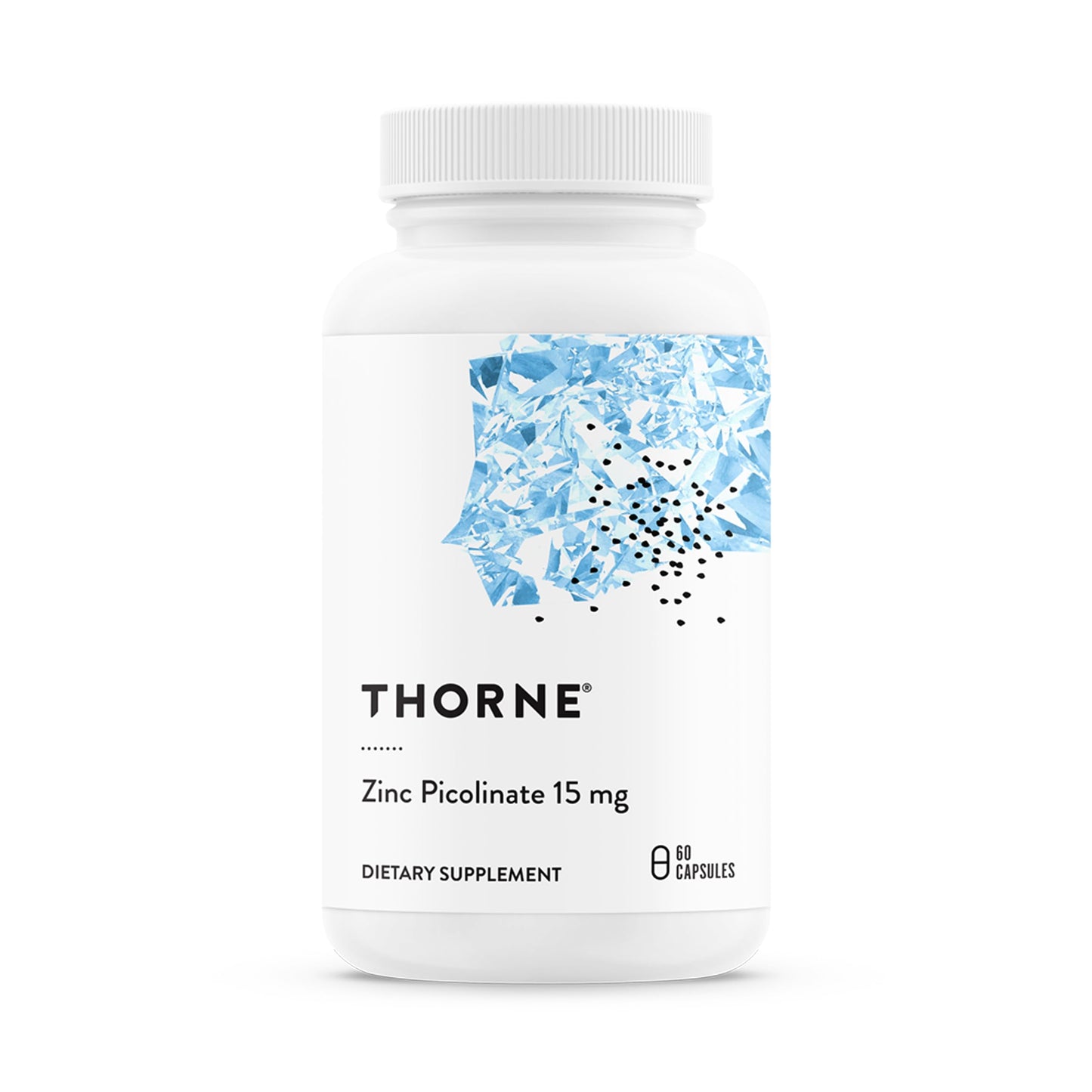 THORNE - Zinc Picolinate 15mg - Highly Absorbable Zinc Supplement - Supports Wellness, Immune System, Eye, Skin, and Reproductive Health* - Gluten-Free, Soy-Free, Dairy-Free - 60 Capsules THORNEBuy Supplements Australia