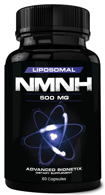 Advanced Bionetix Liposomal NMNH 500mg Per Serving -NMN Supplement Alternative- 60 Capsules (Dihydronicotinamide Mononucleotide) NAD Supplement to Boost NAD+ Levels for Anti Aging (60) Advanced BionetixBuy Supplements Australia