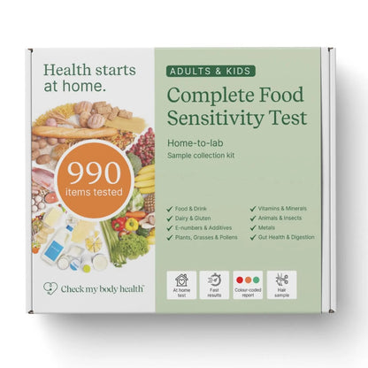 Check My Body Health 990 Items Complete Food Sensitivity Test Kit for Adults and Kids – Non-Invasive Food Intolerance Test Kit – at-Home Hair Sample Bioresonance Testing with Results in 3–5 Days Check My Body HealthBuy Supplements Australia