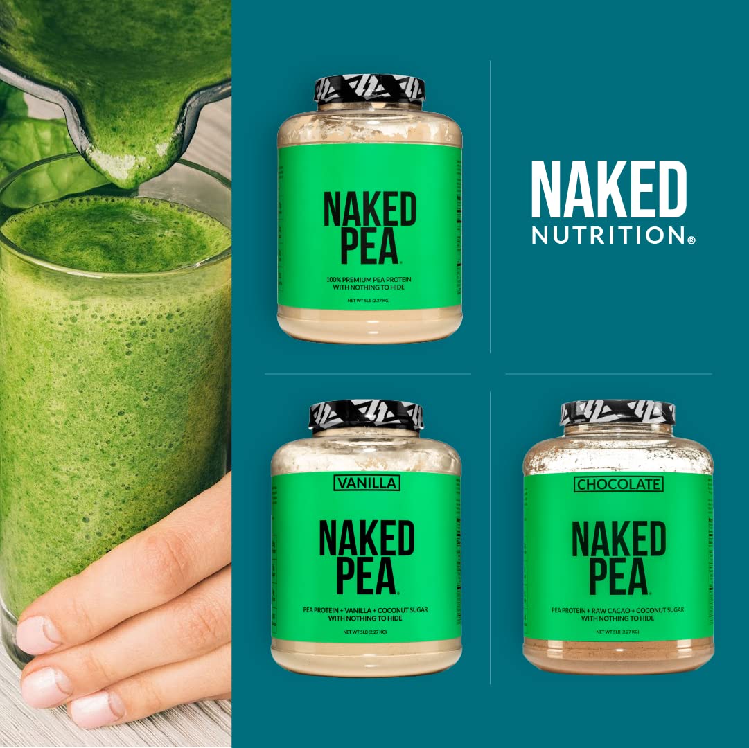 NAKED Pea - 5LB 100% Pea Protein Powder from North American Farms - Unflavored NAKEDBuy Supplements Australia