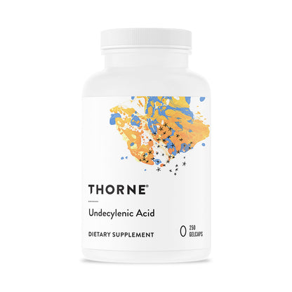 THORNE - Undecylenic Acid (Formerly Formula SF722) - 250 mg of Undecylenic Acid - for a Healthy Balance of Gut & Vaginal Flora* - Gluten Free - 250 Gelcaps - 50 Servings THORNEBuy Supplements Australia