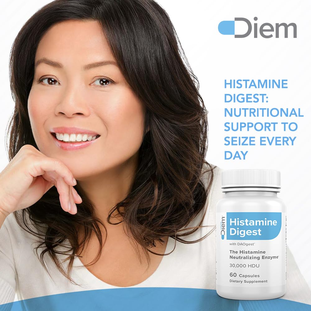 Omne Diem Histamine Digest DAO 30,000 HDU - 60 Caps - Histamine Neutralizing Omne DiemBuy Supplements Australia
