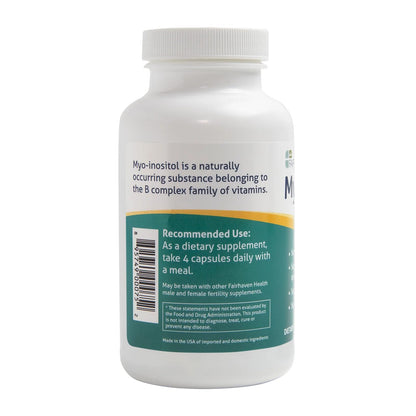Fairhaven Health Myo-Inositol Supplement 2000mg | Male and Female Fertility Supplement Fairhaven HealthBuy Supplements Australia
