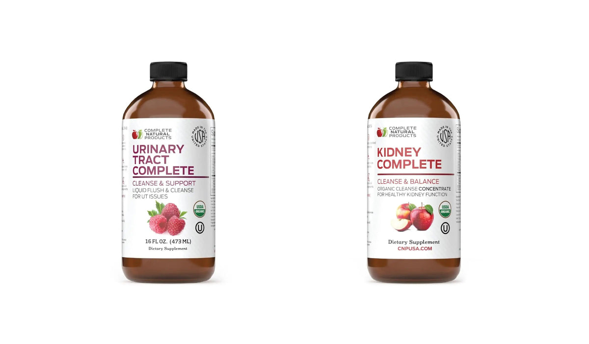 Complete Natural Products Urinary Tract Complete 16oz & Kidney Complete 16oz Bundle Complete Natural ProductsBuy Supplements Australia