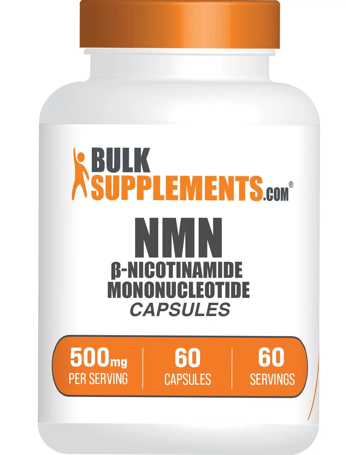 BulkSupplements.com NMN Capsules - Gluten Free, 1 Capsule per Serving (500mg), 60 Count BulkSupplementsBuy Supplements Australia