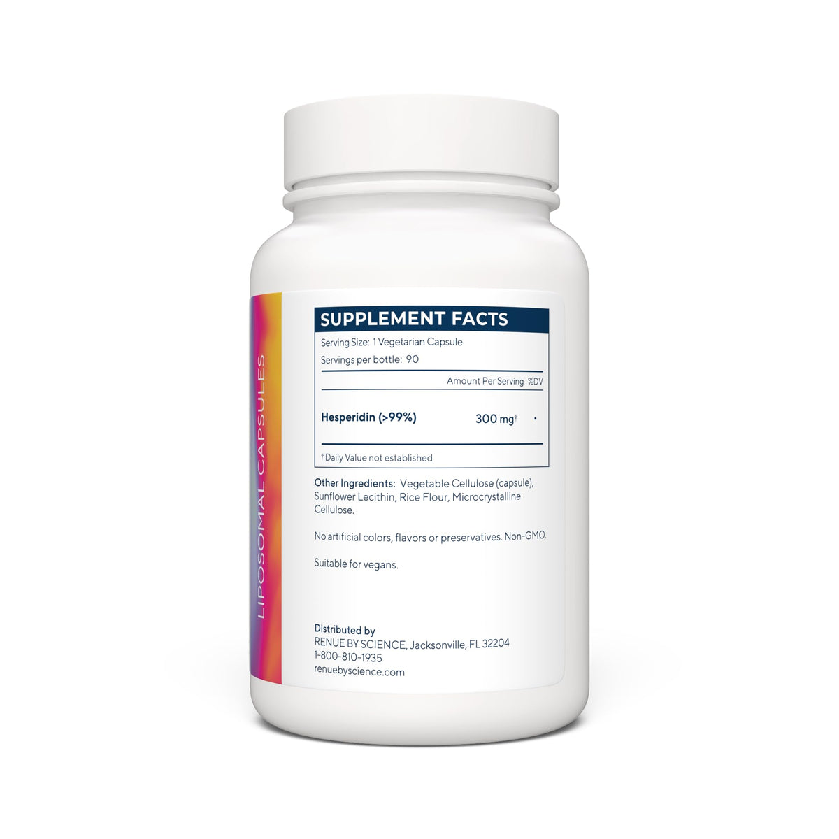 Renue By Science Hesperidin | Liposomal Hesperidin Supplements | 90 High Strength Capsules - 300mg per Serving | Non-GMO | Made in The USA & Third-Party Tested Renue By ScienceBuy Supplements Australia