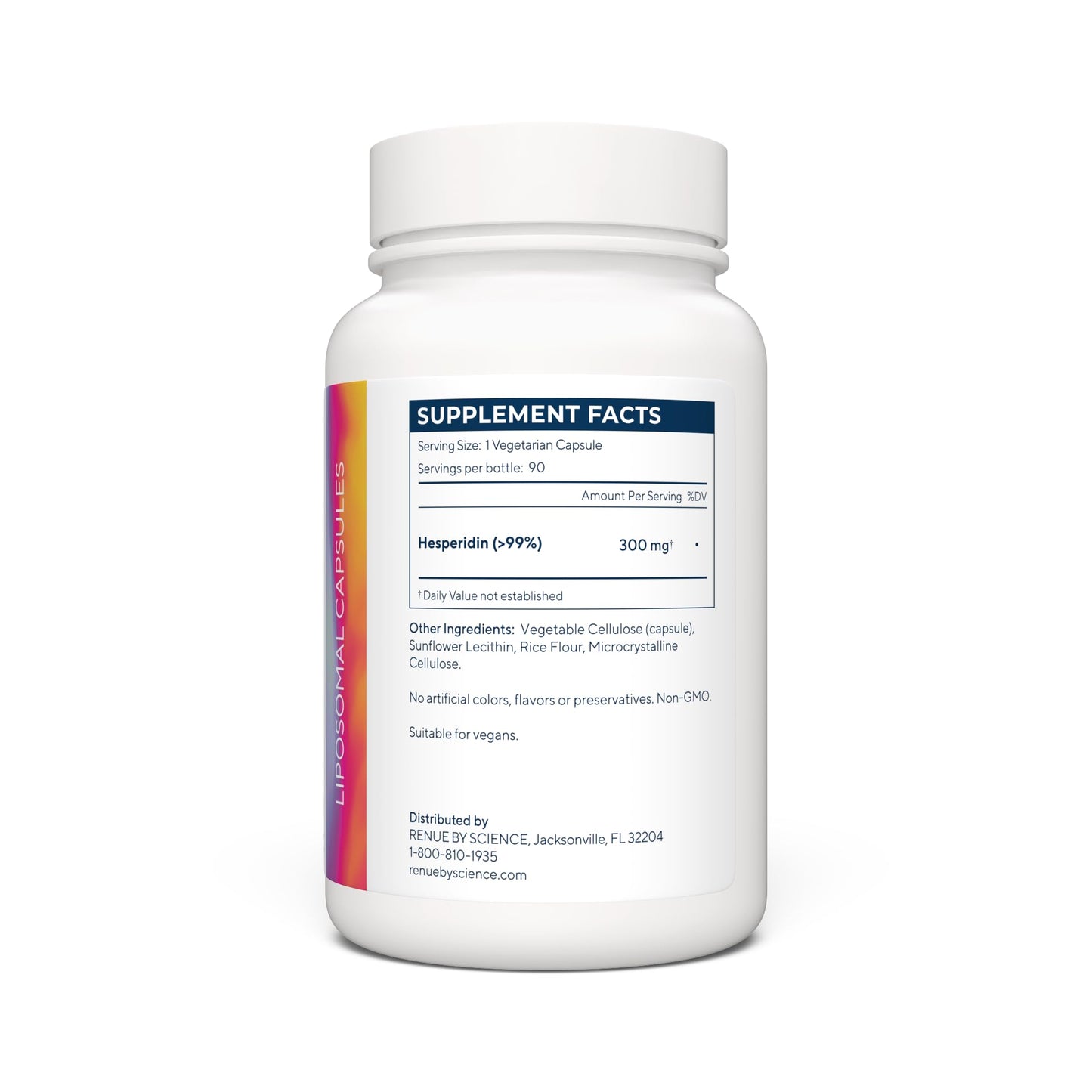 Renue By Science Hesperidin | Liposomal Hesperidin Supplements | 90 High Strength Capsules - 300mg per Serving | Non-GMO | Made in The USA & Third-Party Tested Renue By ScienceBuy Supplements Australia