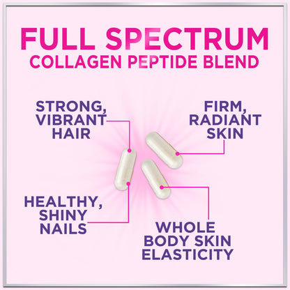 Multi Collagen Supplement 2400 mg - Types I, II, III, V & X Multi Collagen Peptides Pills for Women & Men, Hydrolyzed Collagen Supplements, Hair, Skin, Nail, & Joint Support Supplement, 60 Capsules Hello Lovely!Buy Supplements Australia