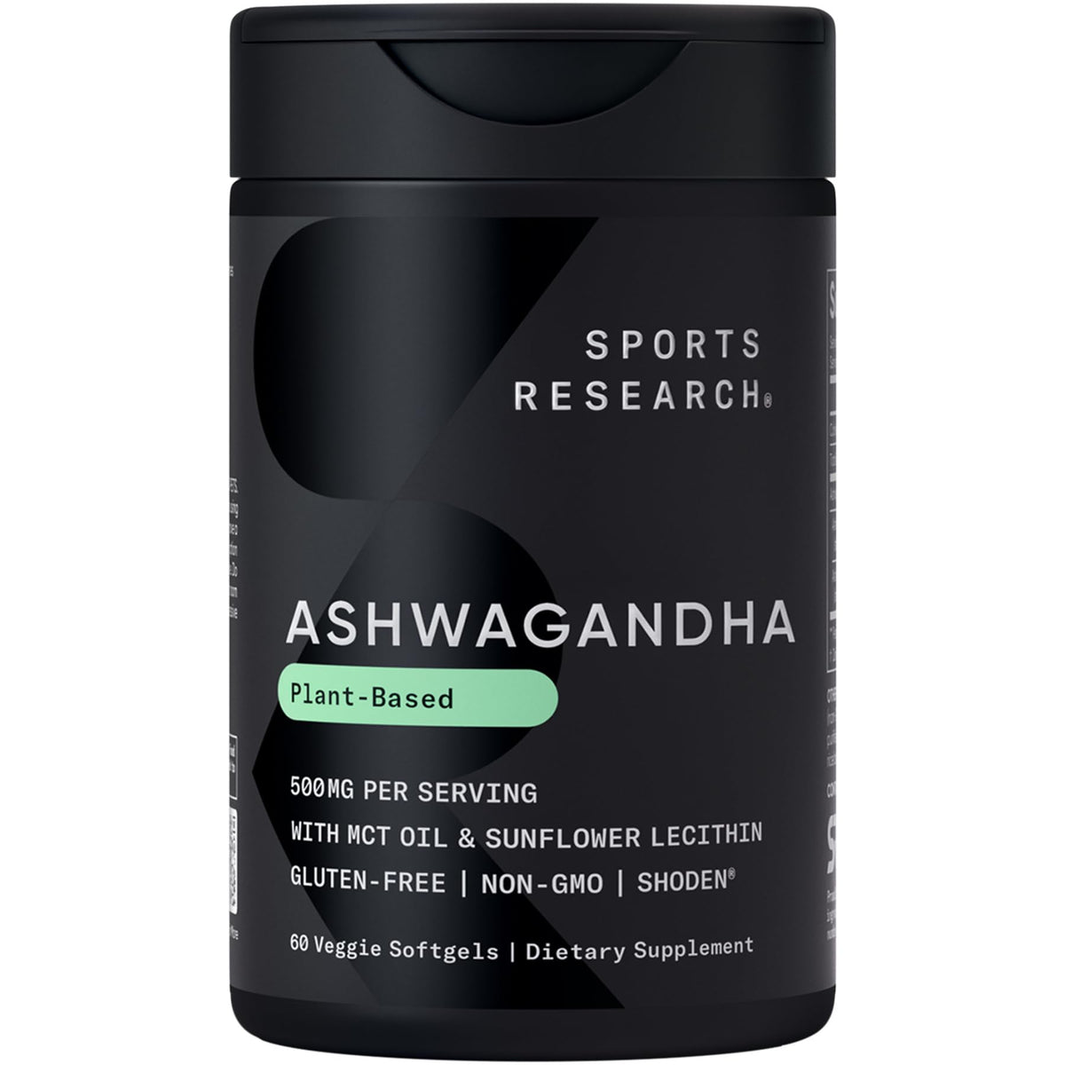 Sports Research® Ashwagandha Softgels with Coconut MCT Oil - Natural Adaptogen Made with Shoden® Ashwa for Relaxation, Calm & Sleep Support - Gluten Free & Vegan Friendly - 60 Count Sports ResearchBuy Supplements Australia