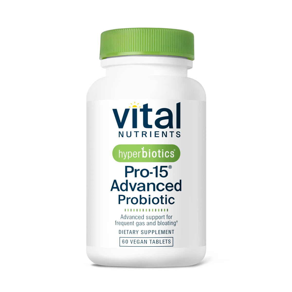 Hyperbiotics Vital Nutrients Pro-15 Advanced Probiotics for Women and Men | 15 Strains + Kiwifruit | Clinically Studied Daily Probiotics for Digestive Health, Gas, & Bloating | 60 Vegan Tablets HyperbioticsBuy Supplements Australia