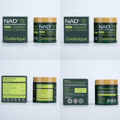 Ovelanique NAD Supplement with Nicotinamide Riboside & Resveratrol |NMNH Supplement Alternative| NAD+ Complex with Quercetin Phytosome & CoQ10 | Liposomal Delivery,120 Capsules(Packaging May Vary) OvelaniqueBuy Supplements Australia